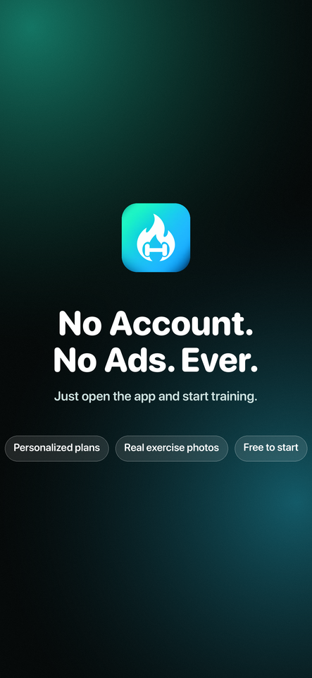 No account, no ads, ever